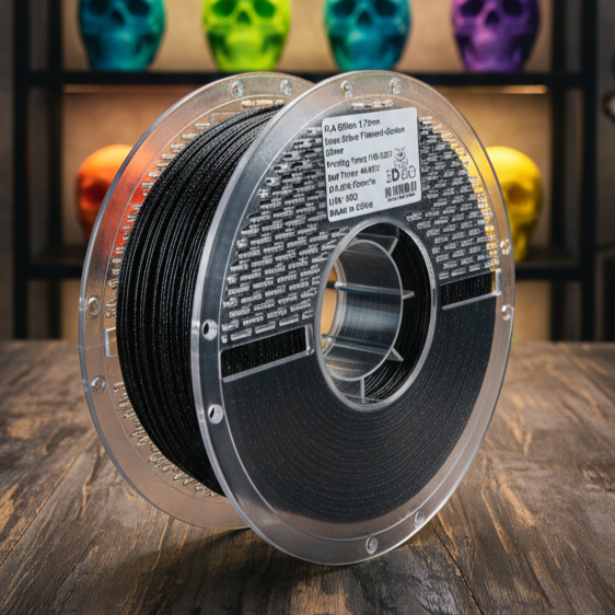 Glitter Black +Gold PLA Filament