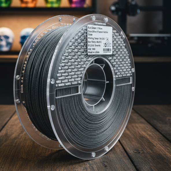 Glitter Silver+White PLA Filament