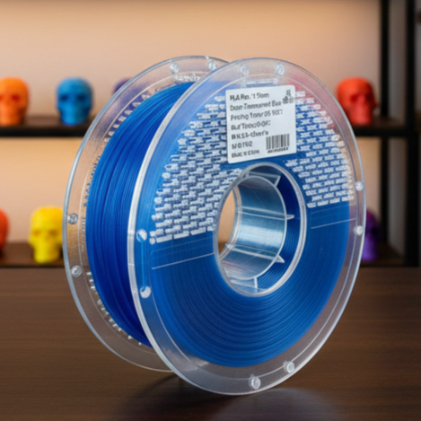 Transparent Blue PLA Filament