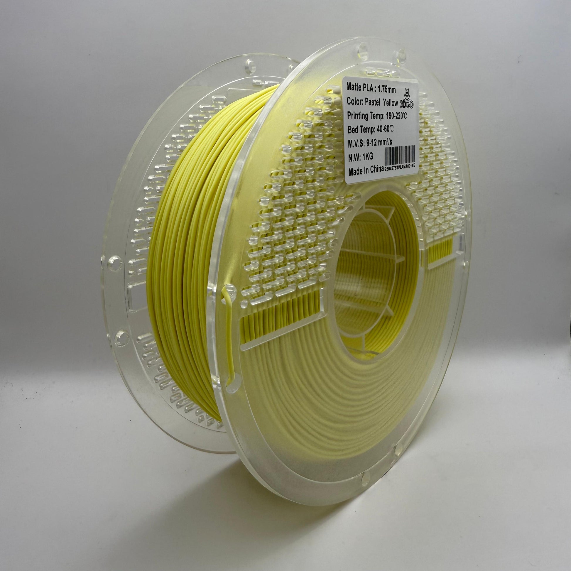 Pastel Yellow PLA Filament