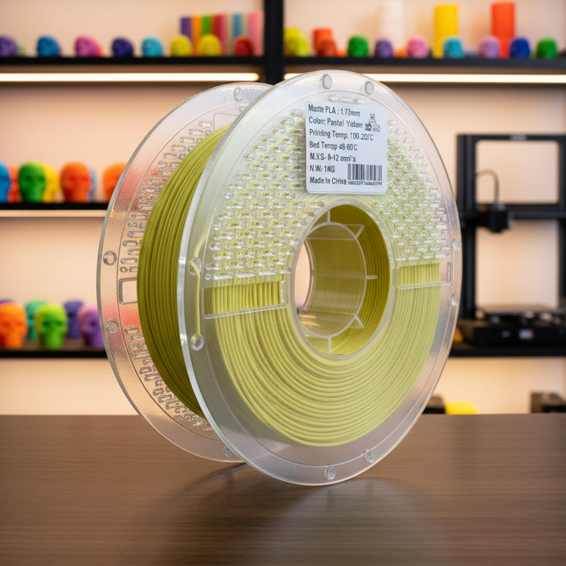 Pastel Yellow PLA Filament