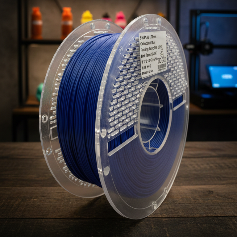 Silk Blue PLA Filament
