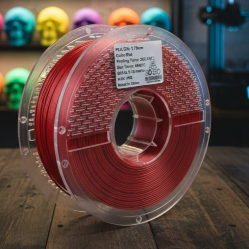 Silk Red PLA Filament