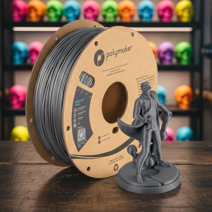 Steel Grey PLA Filamant