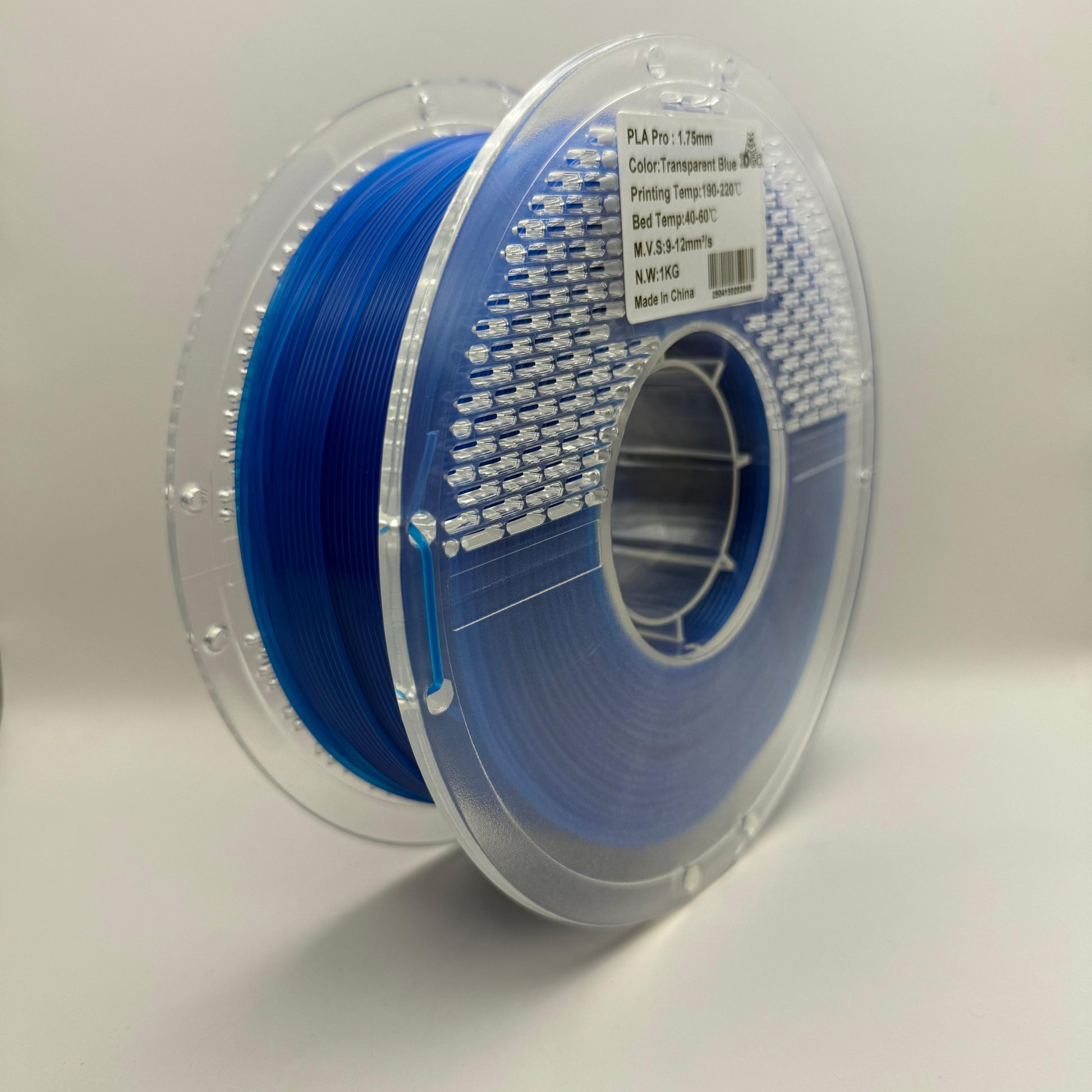 Transparent Blue PLA Filament