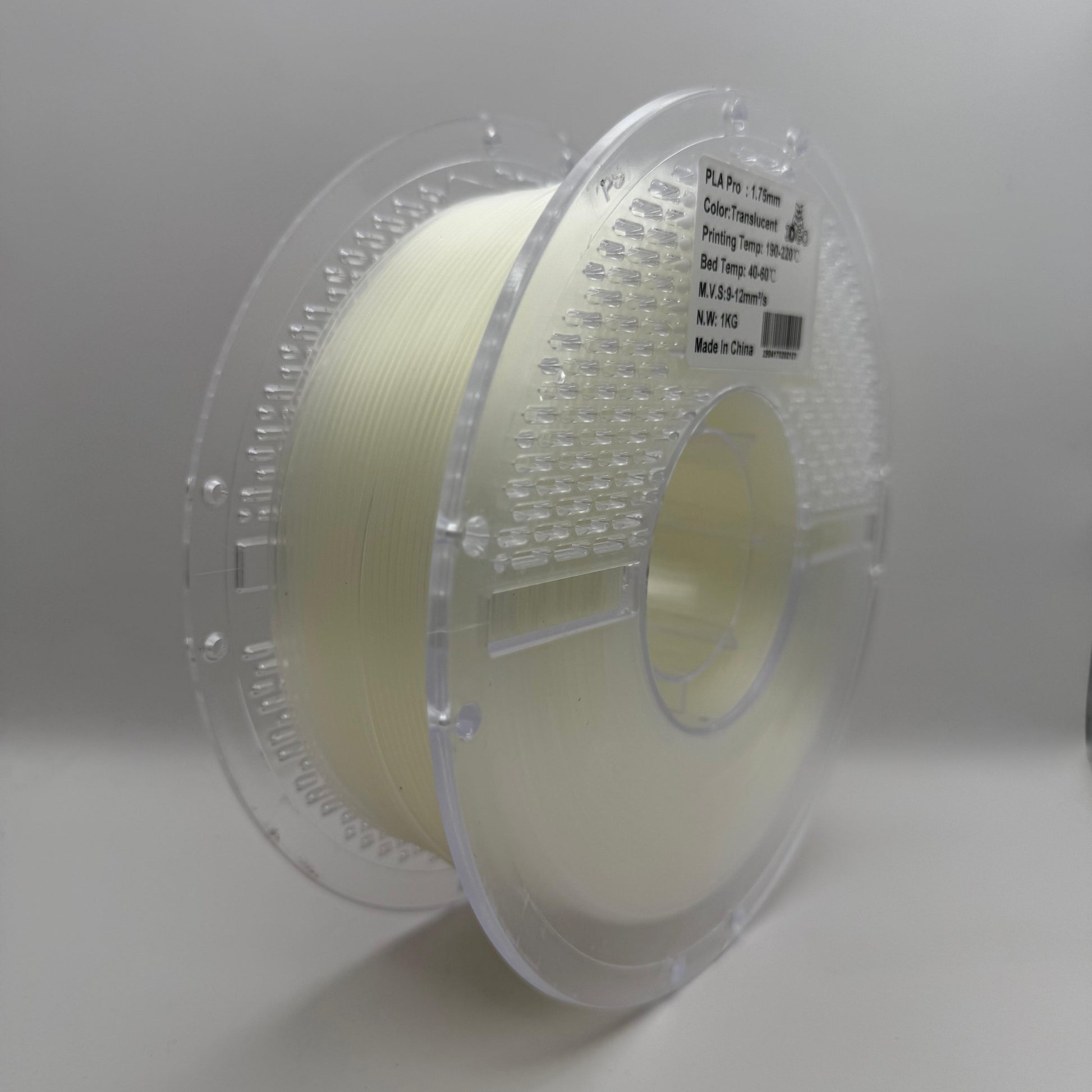 Clear Transparent PLA Filament